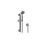 Graff - Various Multi-Function Handshower w/16'' Round Grab Bar - Polished Nickel