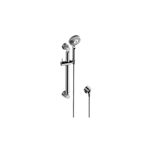 Graff - Harley Multi-Function Handshower with 16'' Grab Bar - Steelnox  Satin Nickel