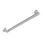 Graff - Various Traditional Grab bar - 24'' - Steelnox  Satin Nickel