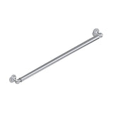 Graff - Various Traditional Grab bar - 24'' - Steelnox  Satin Nickel