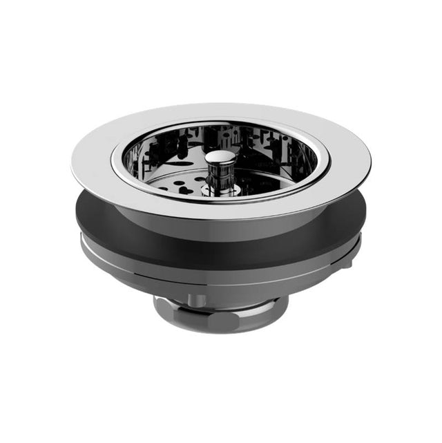 Graff - Waste Drain with Plug for Kitchen Sink - Architectural White