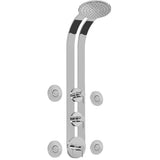 Graff - Round Thermostatic Ski Shower Set w/Body Sprays (Rough & Trim) - Polished Chrome
