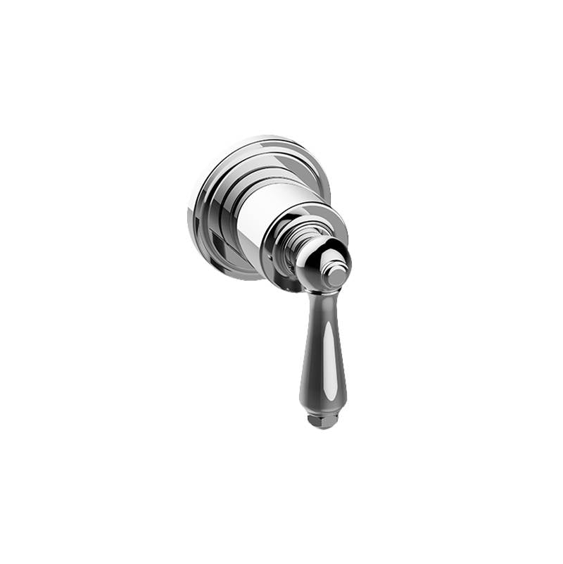 Graff - Camden Traditional M-Series 2-Way Shared Diverter Valve Trim with Handle - Architectural White