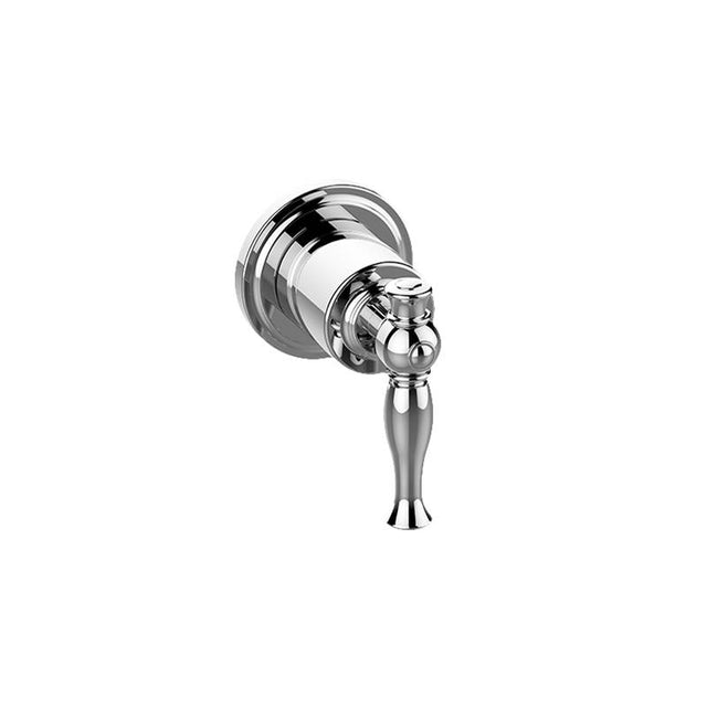 Graff - Lauren Traditional M-Series 3-Way Shared Diverter Valve Trim with Handle - Vintage Brushed Brass