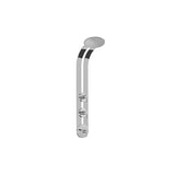 Graff - M.E. Shower Panel and Handles - Steelnox  Satin Nickel