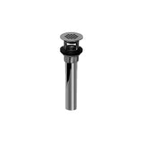 Graff - Various Grid Drain with Overflow - Vintage Brushed Brass