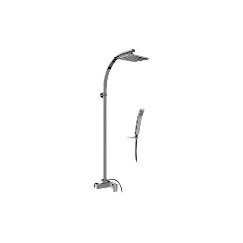 Graff - Targa Exposed Shower System - Steelnox  Satin Nickel