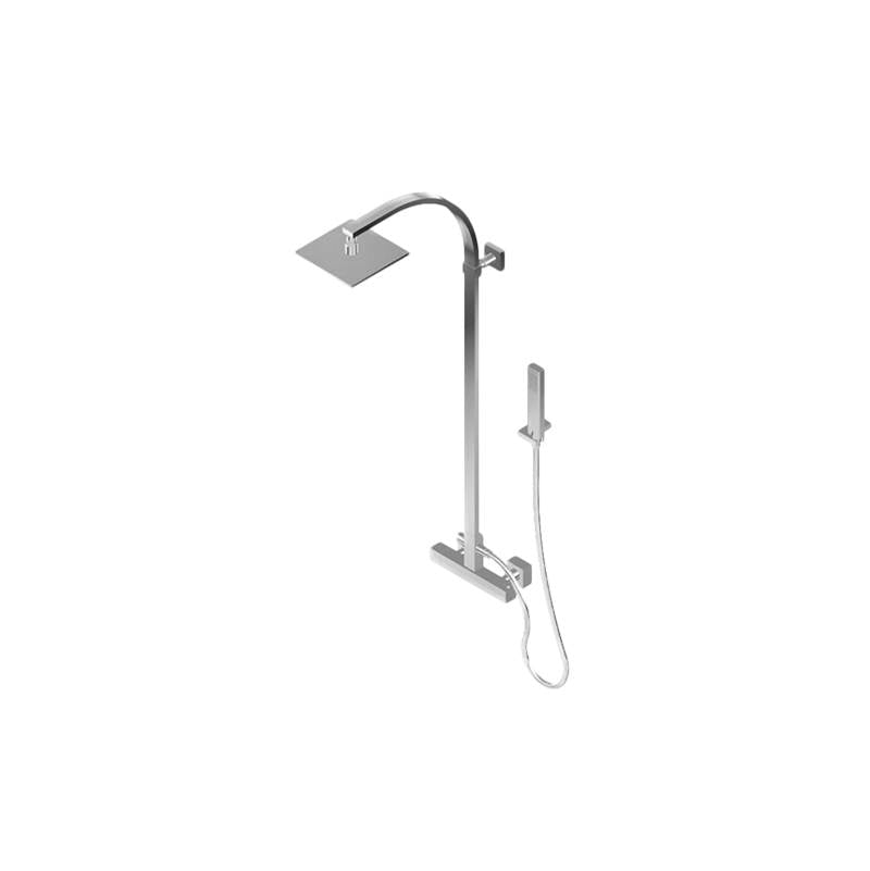 Graff - Various Square Exposed Thermostatic Shower - Polished Nickel