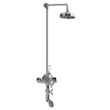 Graff - Adley Exposed Thermostatic Tub and Shower System (Rough and Trim) - Polished Chrome