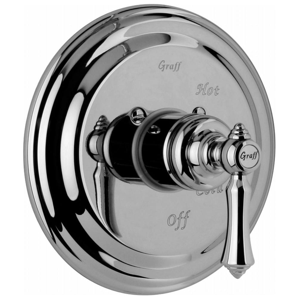 Graff - Adley Pressure Balancing Valve Trim with Handle (Trim - Polished Chrome