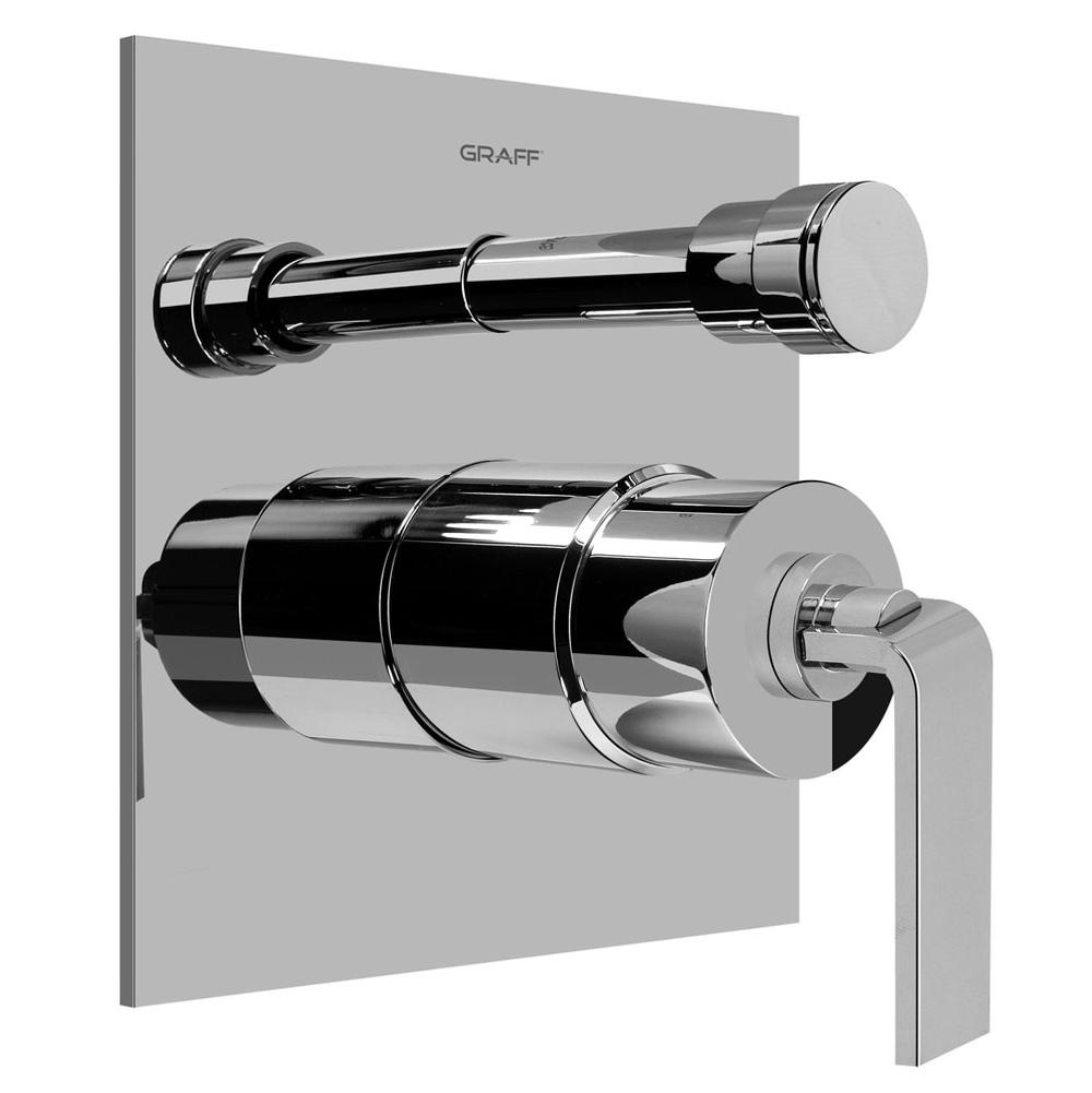 Graff - Immersion Pressure Balancing Valve Trim with Handle and Diverter (Trim) - Polished Chrome