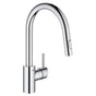 Grohe - Single-Handle Pull Down Kitchen Faucet Dual Spray 1.5 GPM - Chrome