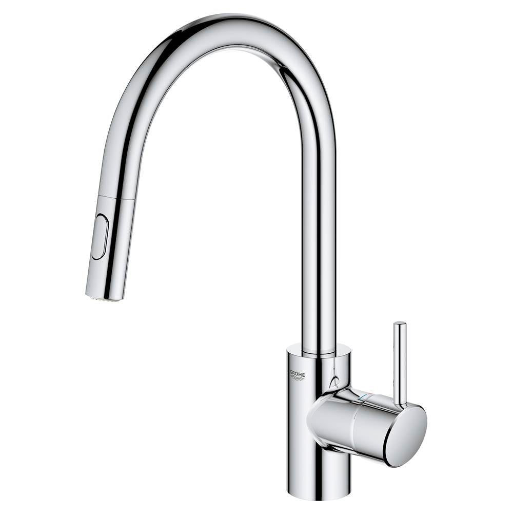 Single-Handle Pull Down Kitchen Faucet Dual Spray 1.5 GPM