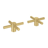 Grohe - Cross Handles (Pair) - Brushed Cool Sunrise