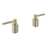 Grohe - Lever Handles (Pair) for Tub Fillers - Brushed Nickel