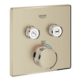 Grohe - Dual Function Thermostatic Valve Trim - Brushed Nickel
