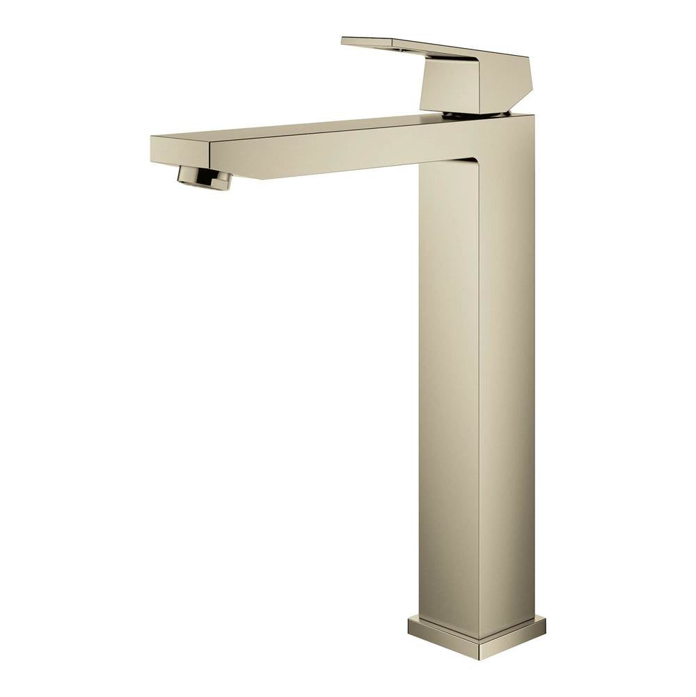 Grohe - Single Hole Single-Handle Deck Mount Vessel Sink Faucet 1.2 GPM - Brushed Nickel