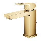 Grohe - Single Hole Single-Handle M-Size Bathroom Faucet 1.2 GPM - Brushed Cool Sunrise