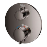 Grohe - Single Function 2-Handle Thermostatic Valve Trim - Hard Graphite