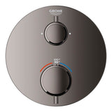 Grohe - Dual Function 2-Handle Thermostatic Valve Trim - Hard Graphite