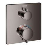 Grohe - Dual Function 2-Handle Thermostatic Valve Trim - Hard Graphite