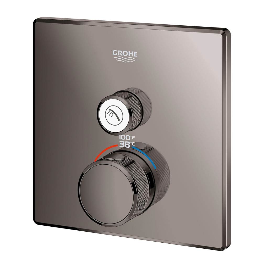 Grohe - Single Function Thermostatic Valve Trim - Hard Graphite