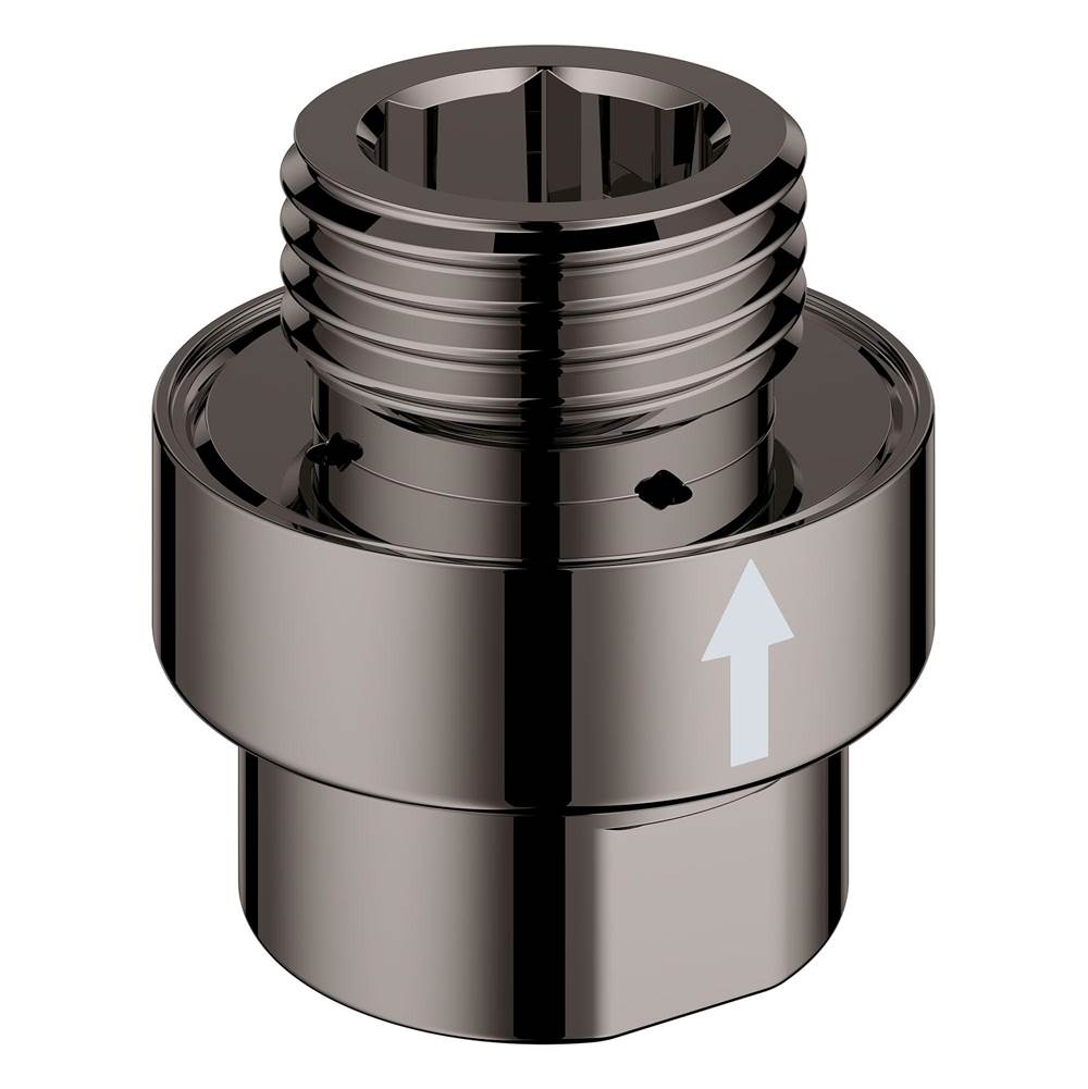 Grohe - 1/2 Inline Vacuum Breaker - Hard Graphite