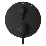 Grohe - TIMELESS PRESSURE BALANCE VALVE TRIM WITH 2-WAY DIVERTER WITH CARTRIDGE - Matte Black