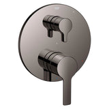 Grohe - LINEARE PRESSURE BALANCE VALVE TRIM WITH 2-WAY DIVERTER WITH CARTRIDGE - Hard Graphite