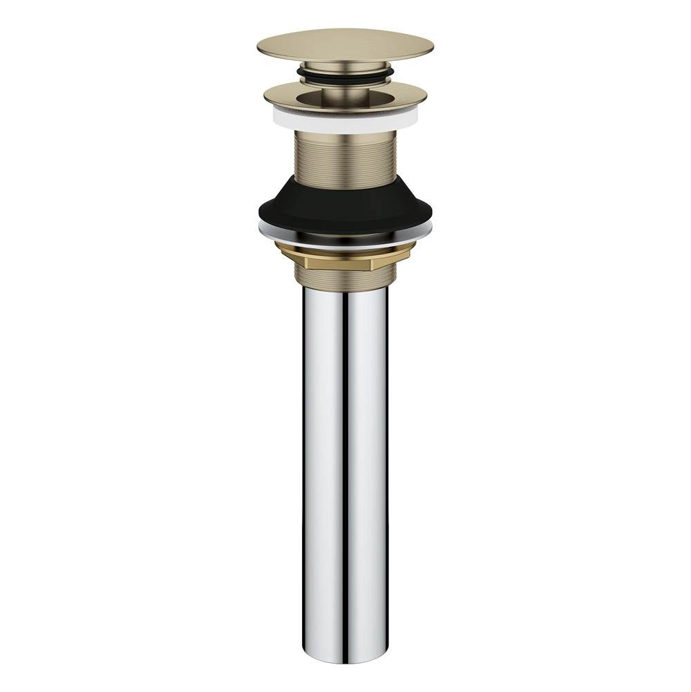 Grohe - Bathroom Sink Push Drain without Overflow - Brushed Nickel