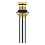 Grohe - Bathroom Sink Push Drain without Overflow - Brushed Cool Sunrise