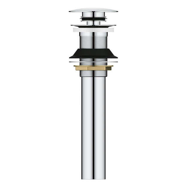 Grohe - Bathroom Sink Push Drain without Overflow - Chrome