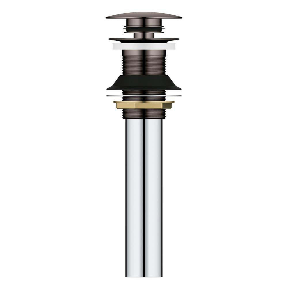 Grohe - Bathroom Sink Push Drain without Overflow - Hard Graphite