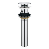 Grohe - Bathroom Sink Push Drain with Overflow - Chrome