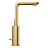 Grohe - Single Hole Single-Handle L-Size Bathroom Faucet 1.2 GPM - Brushed Cool Sunrise