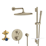 Grohe - TIMELESS PRESSURE BALANCE RAIN SHOWER SET - Brushed Nickel