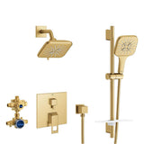 Grohe - EUROCUBE PRESSURE BALANCE SHOWER SET - Brushed Cool Sunrise