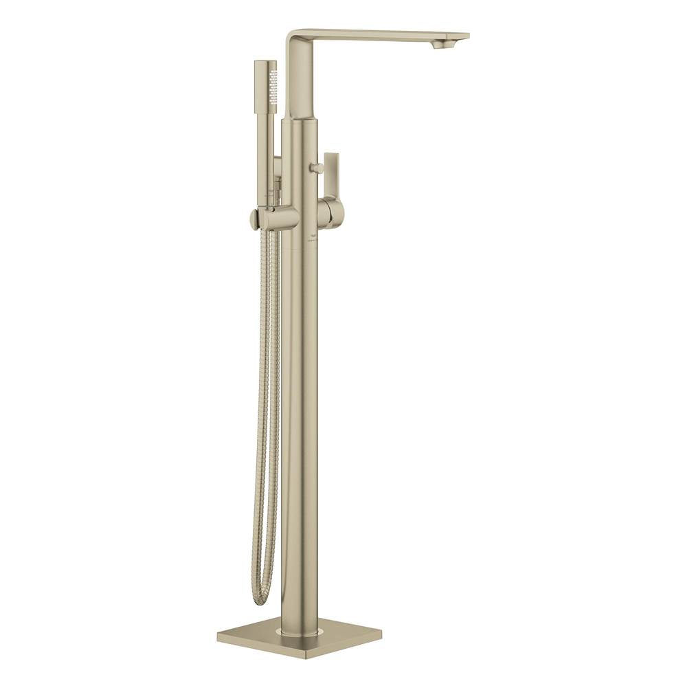 Grohe - Allure Single-Handle Freestanding Tub Faucet with 1.75 GPM Hand Shower - Brushed Nickel