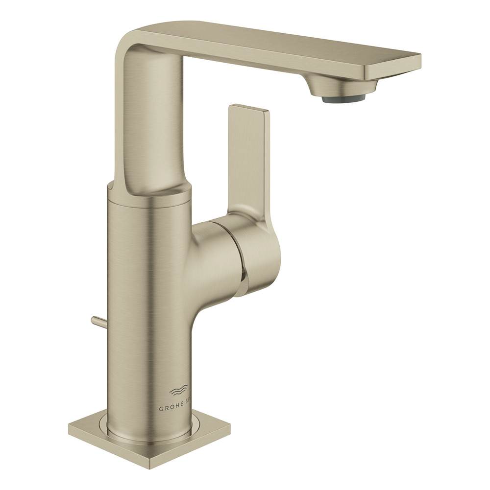 Grohe - Allure Single-Hole Single-Handle M-Size Bathroom Faucet 1.2 GPM - Brushed Nickel