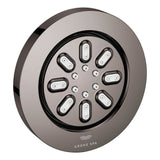 Grohe - Body Spray Round - 2 Sprays, 0.9 GPM - Hard Graphite