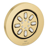 Grohe - Body Spray Round - 2 Sprays, 0.9 GPM - Brushed Cool Sunrise