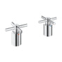 Grohe - Cross Handles (Pair) for Tub Fillers - Chrome