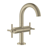 Grohe - Single Hole Two-Handle M-Size Bathroom Faucet 1.2 GPM - Brushed Nickel