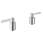 Grohe - Lever Handles (Pair) for Tub Fillers - Chrome