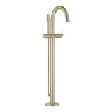 Grohe - Single-Handle Freestanding Tub Faucet with 1.75 GPM Hand Shower - Brushed Nickel