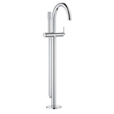 Grohe - Single-Handle Freestanding Tub Faucet with 1.75 GPM Hand Shower - Chrome