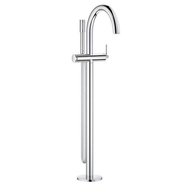 Grohe - Single-Handle Freestanding Tub Faucet with 1.75 GPM Hand Shower - Chrome