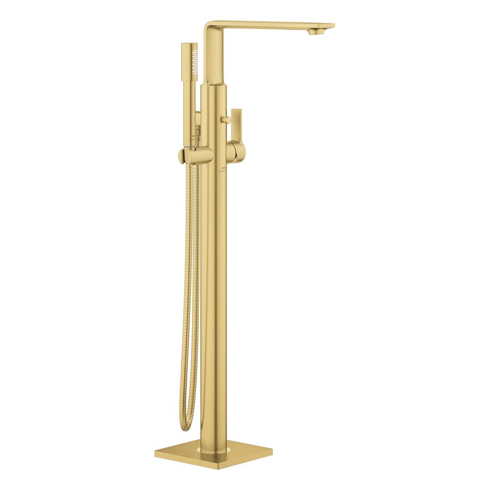 Grohe - Allure Single-Handle Freestanding Tub Faucet with 1.75 GPM Hand Shower - Brushed Cool Sunrise