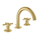 Grohe - Atrio 8-inch Widespread 2-Handle S-Size Bathroom Faucet 1.2 GPM - Brushed Cool Sunrise