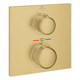Grohe - Allure Single Function 2-Handle Thermostatic Valve Trim - Brushed Cool Sunrise